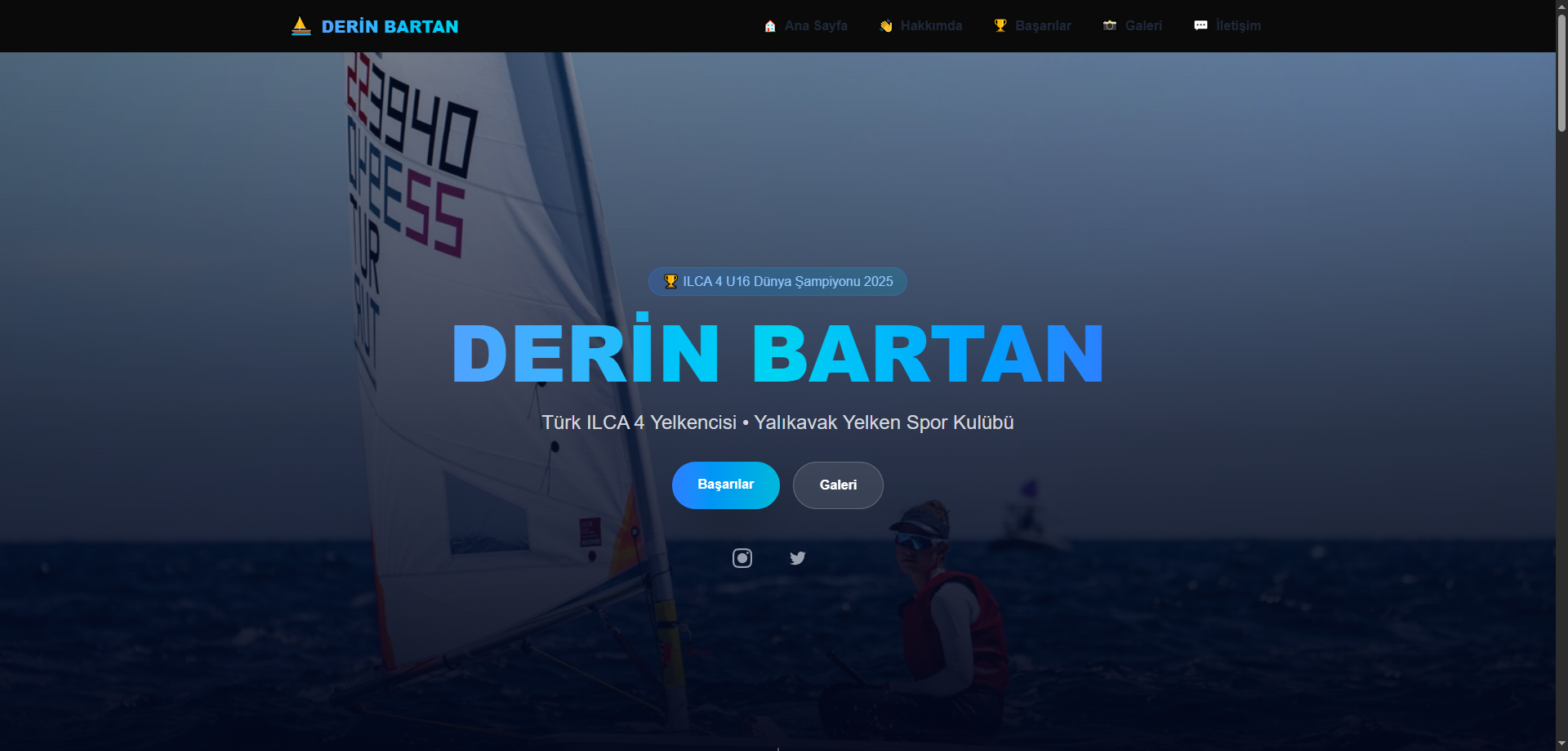 derinbartan.com: Şampiyon Sporcu Portfolyosu